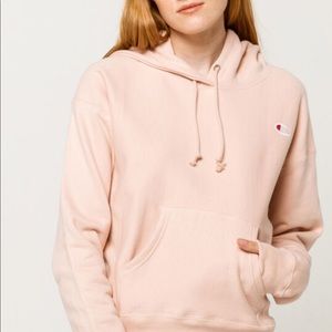 champion reverse weave logo hoodie